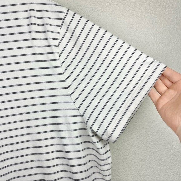 Madewell Men's Large Garment-Dyed Allday Crewneck Tee Stripes Lighthouse T-Shirt - Picture 6 of 16